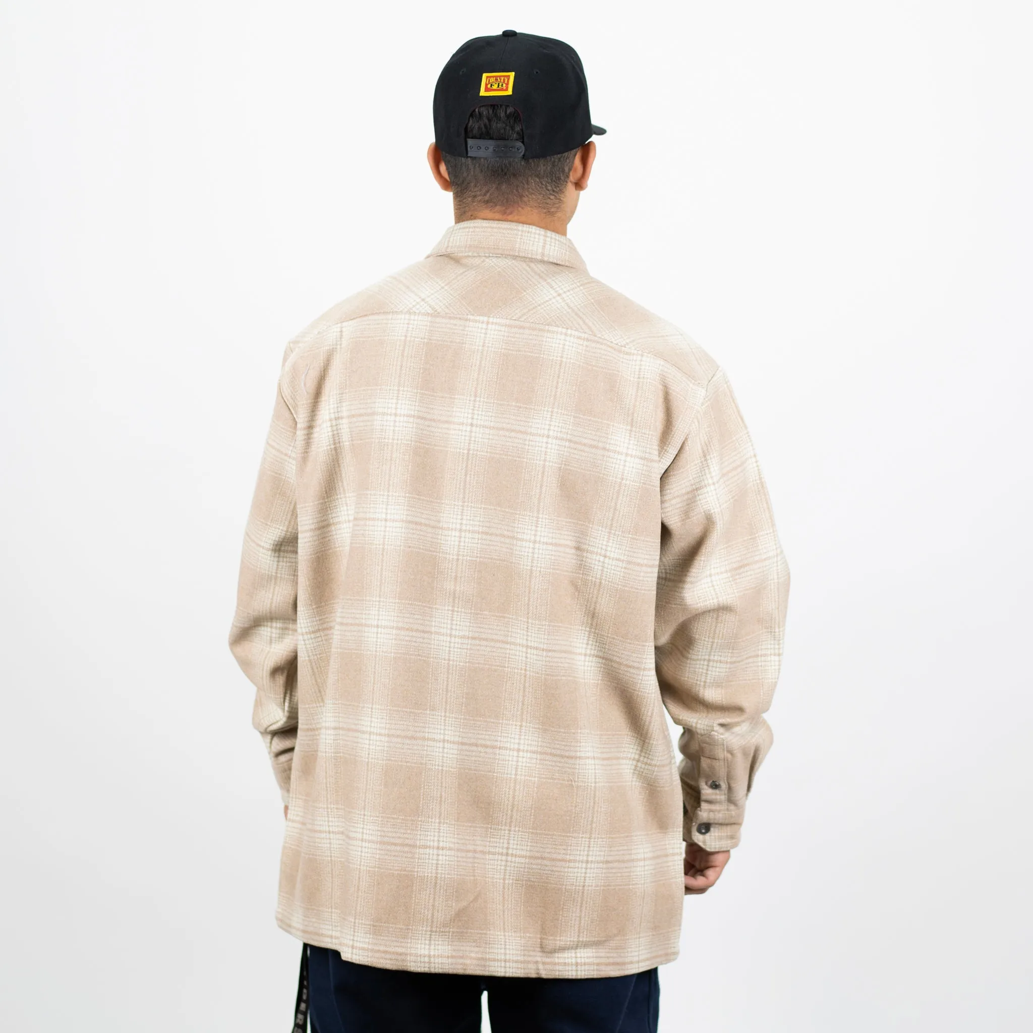 New FB County Super Heavyweight Wool Blend Long Sleeve Shirt