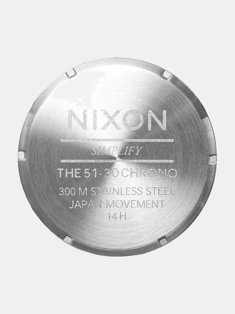 Nixon 51-30 Chrono - All Silver / Black