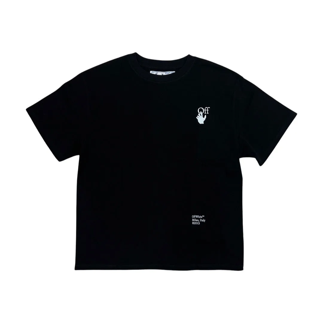 Off White Statue Arrow Oversized Black Tee