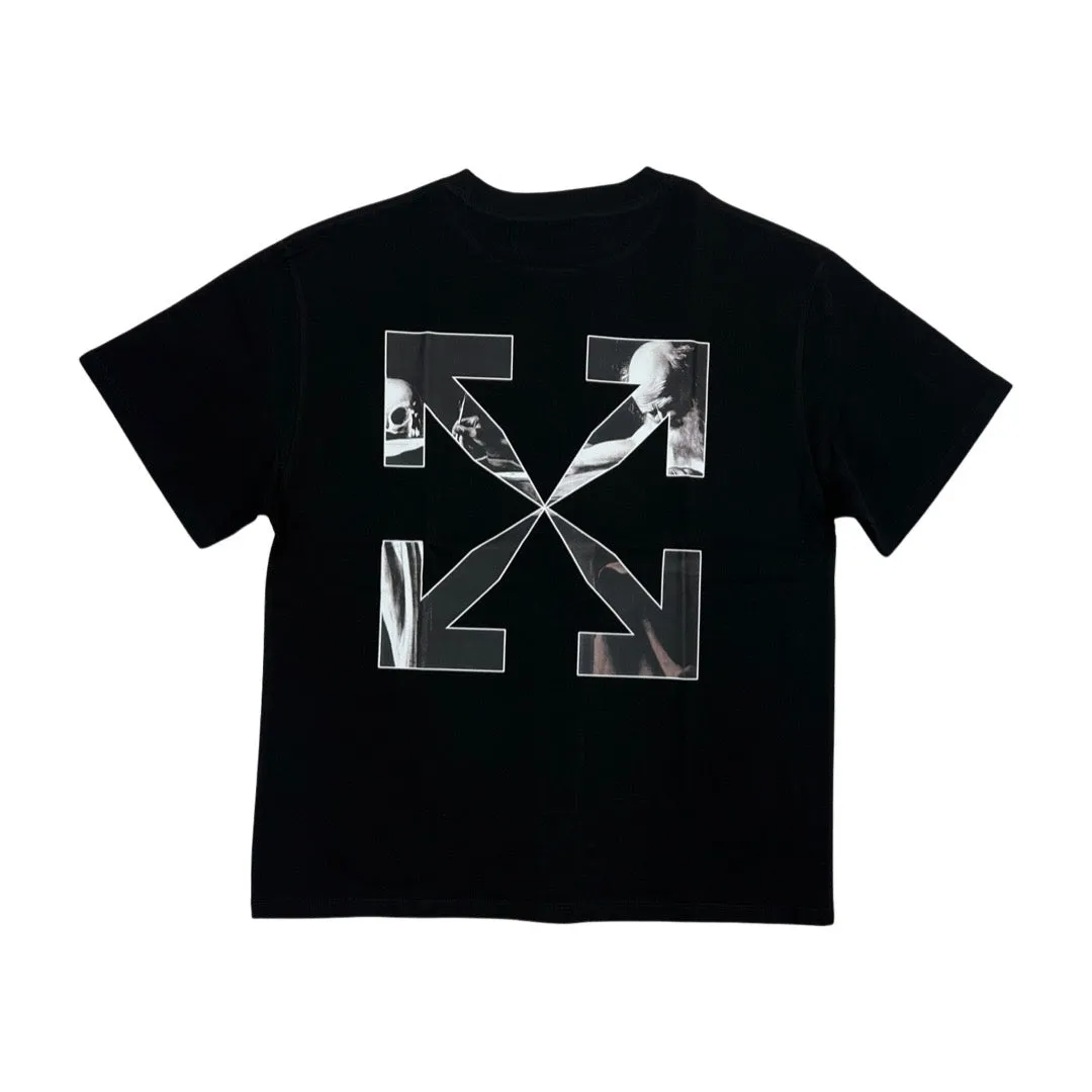 Off White Statue Arrow Oversized Black Tee