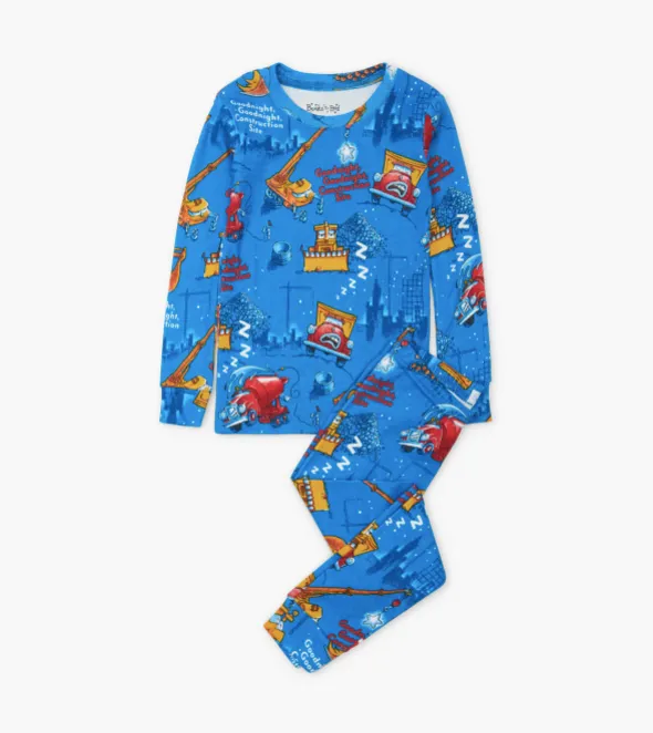 Pajamas and Book Set - Construction Site