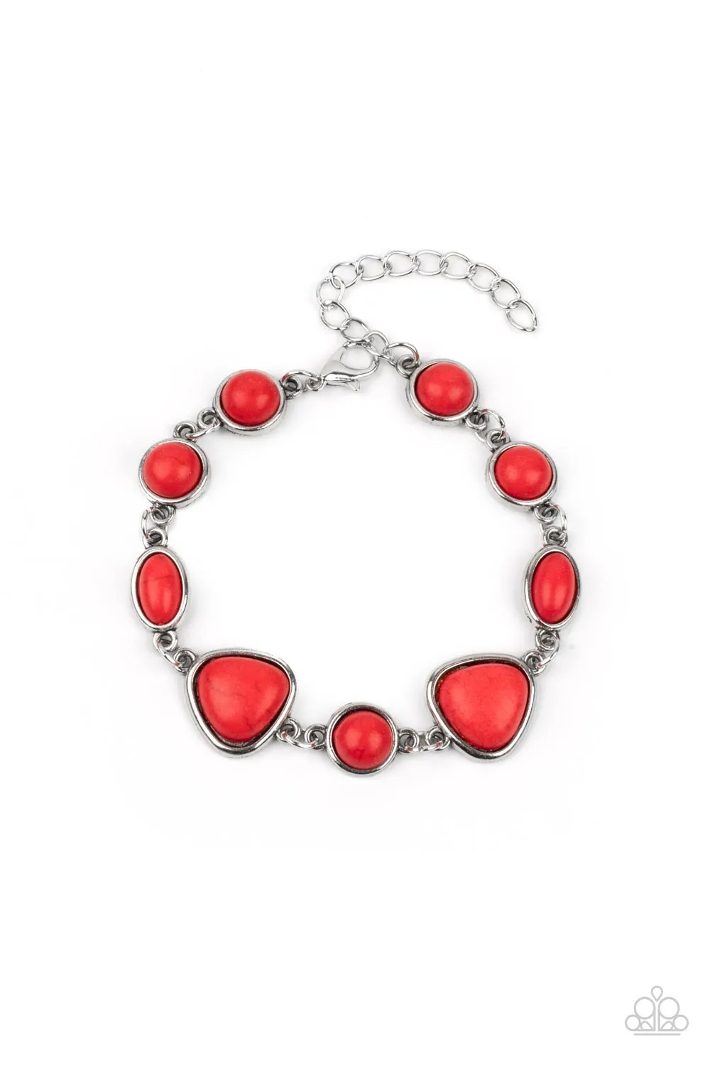 Paparazzi Eco-Friendly Fashionista - Red Bracelet