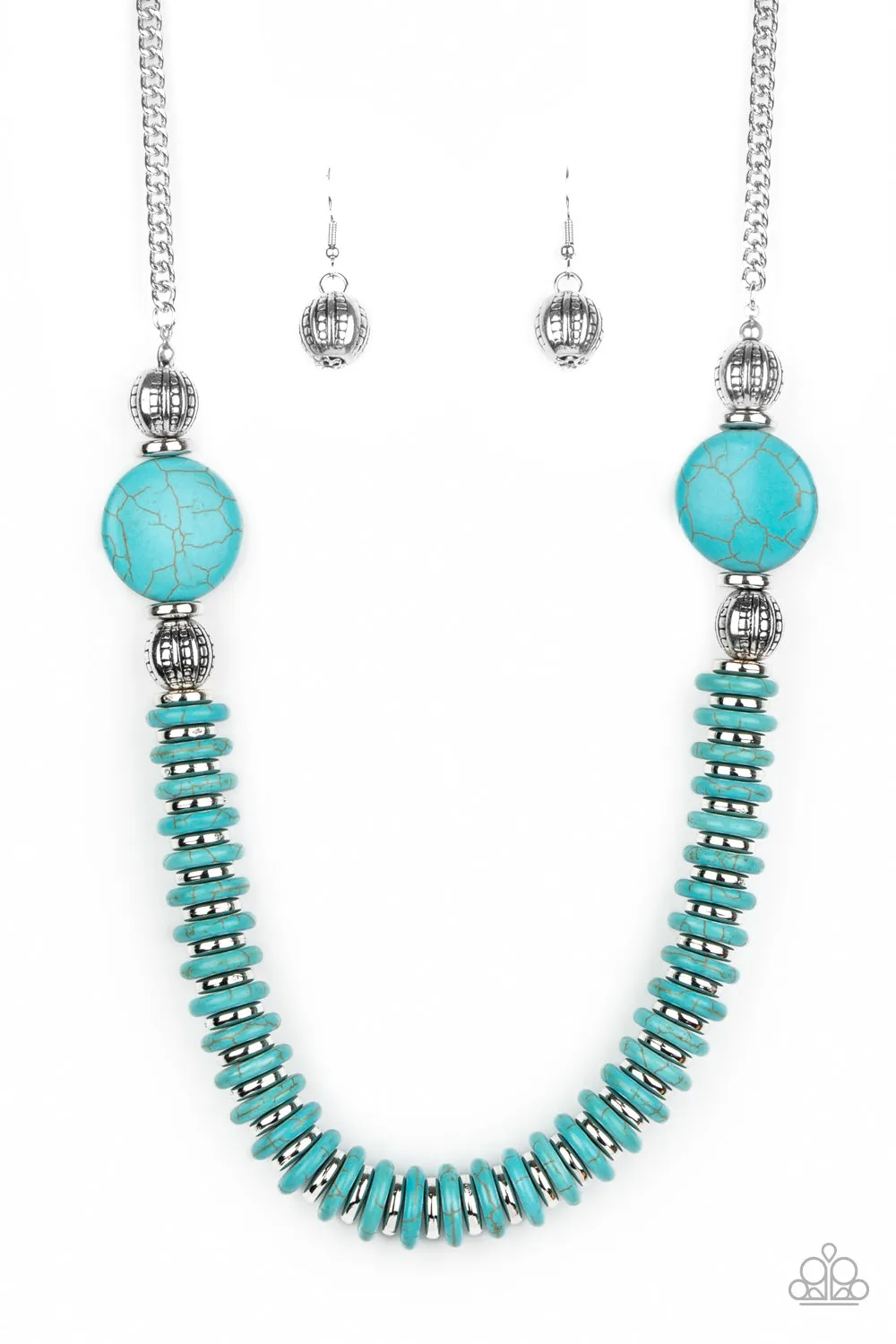 Paparazzi Necklace ~ Desert Revival - Blue