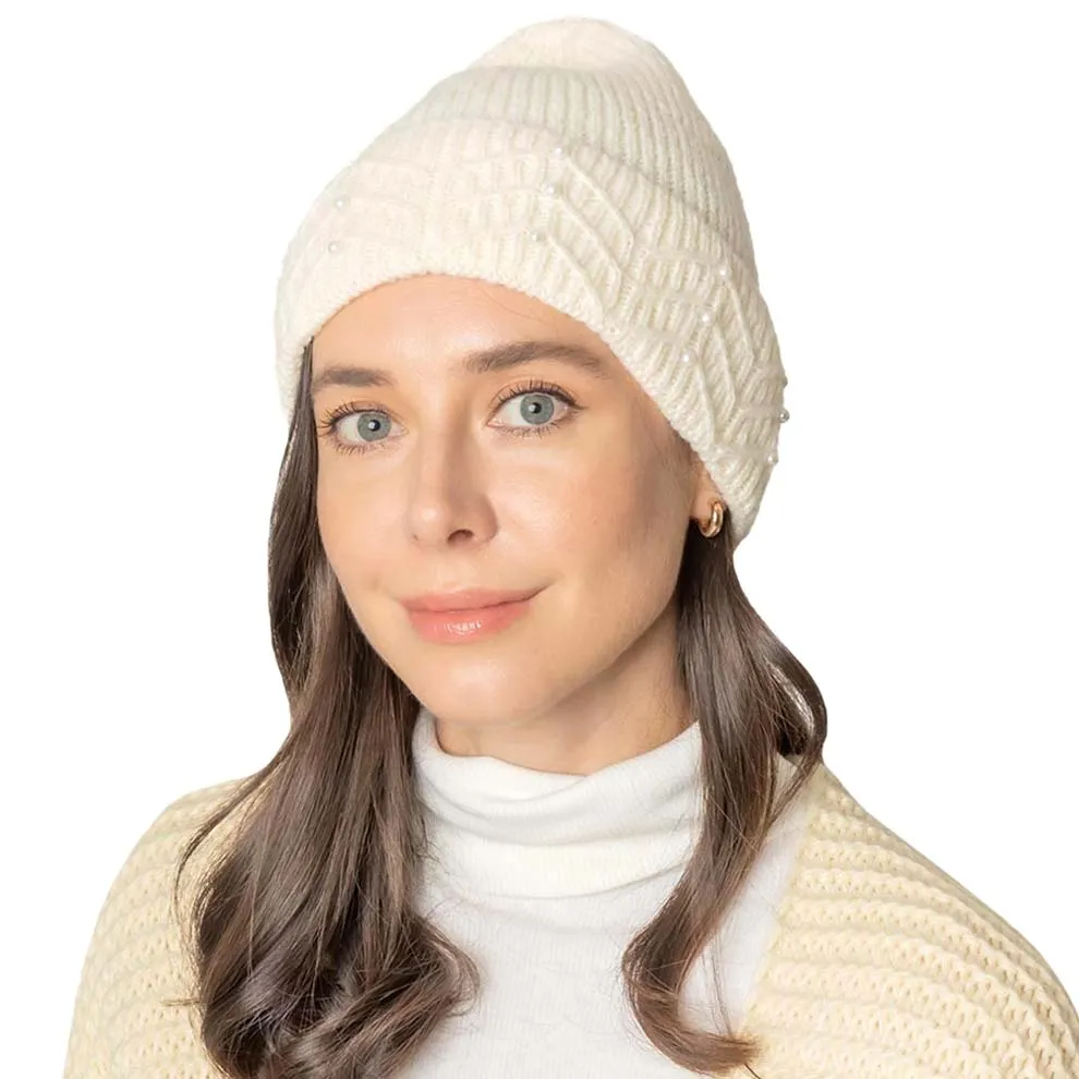 Pearl Beanie Hat