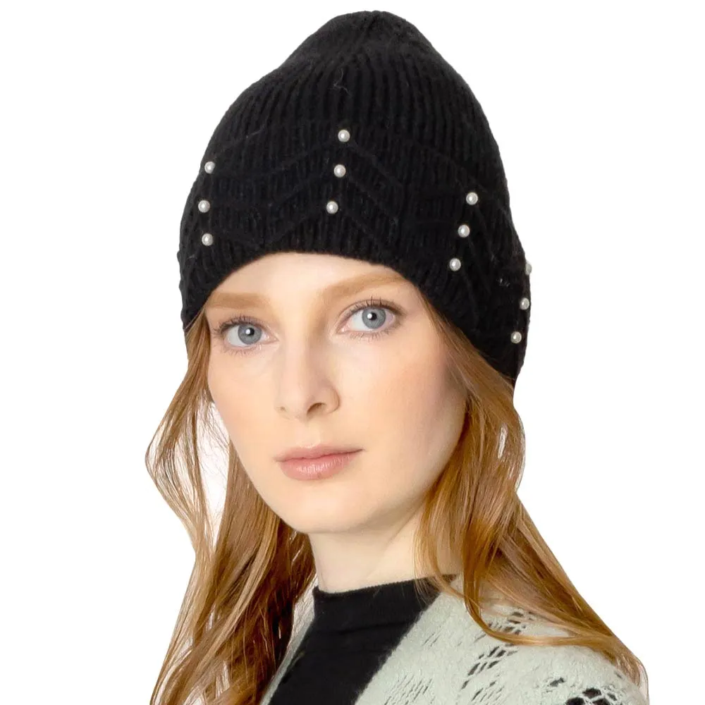 Pearl Beanie Hat