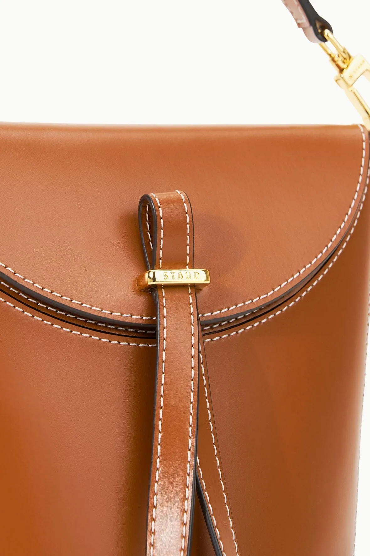 PHOEBE CONVERTIBLE BUCKET BAG | TAN