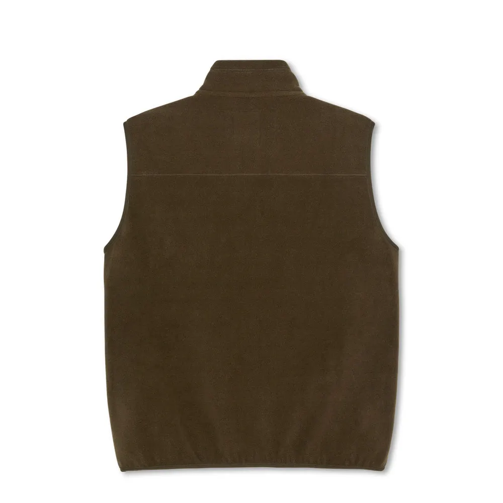 Polar Skate Co. Basic Fleece Vest (Brown)