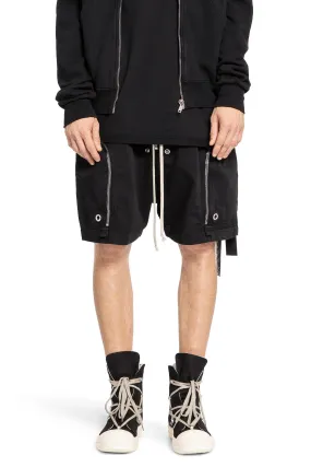 RICK OWENS DRKSHDW MAN BLACK SHORTS & SKIRTS