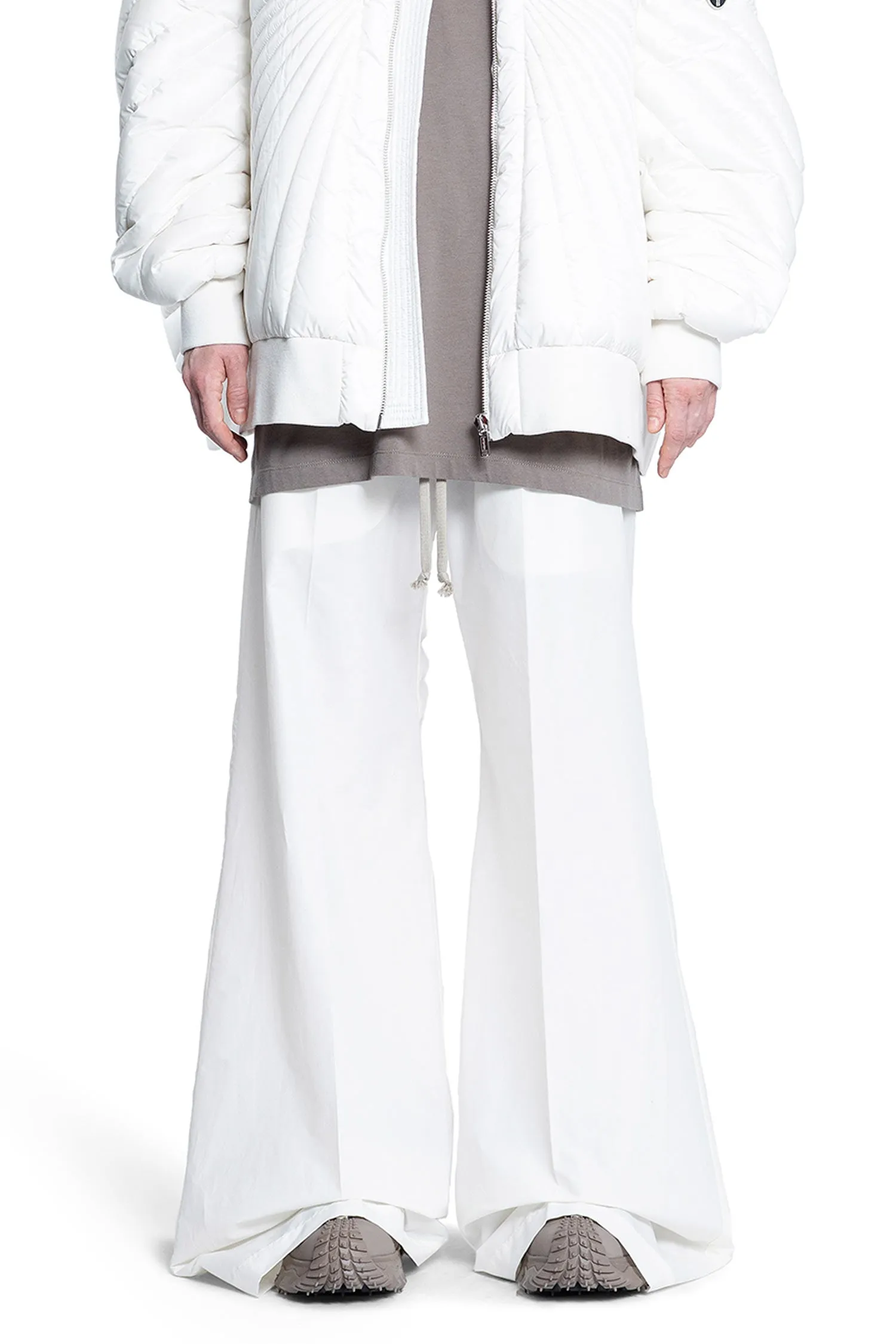 RICK OWENS WOMAN WHITE TROUSERS