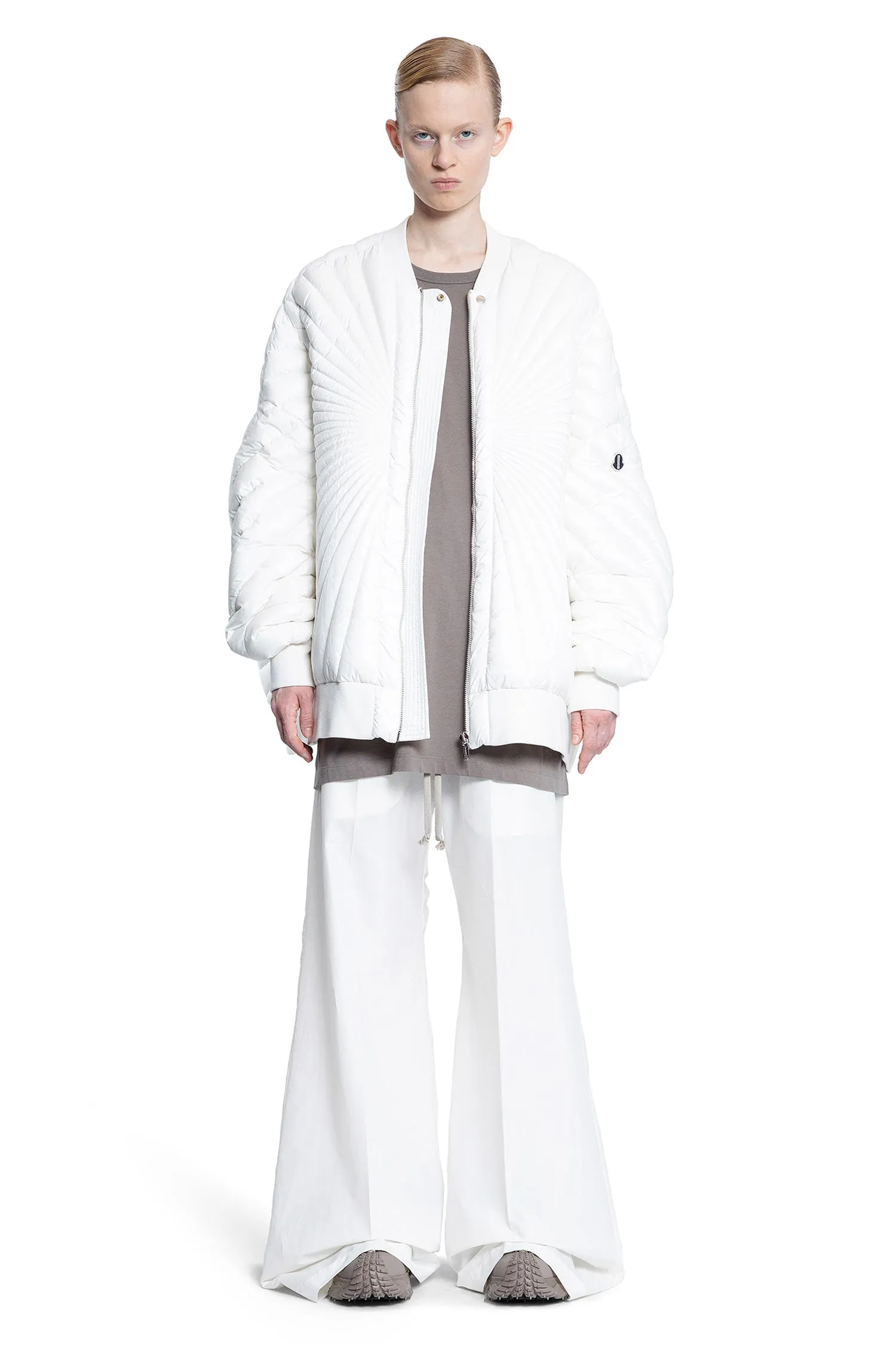 RICK OWENS WOMAN WHITE TROUSERS