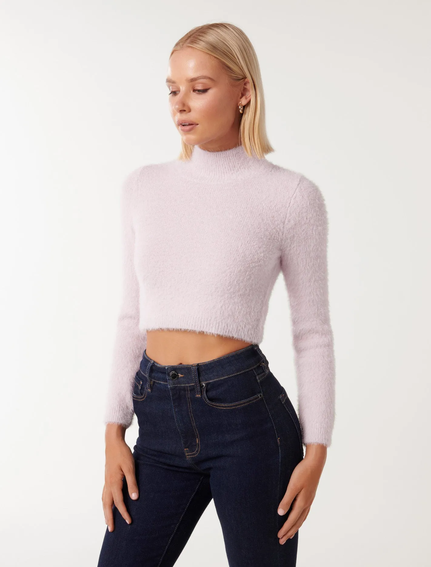 Rylie Cropped Knit Jumper