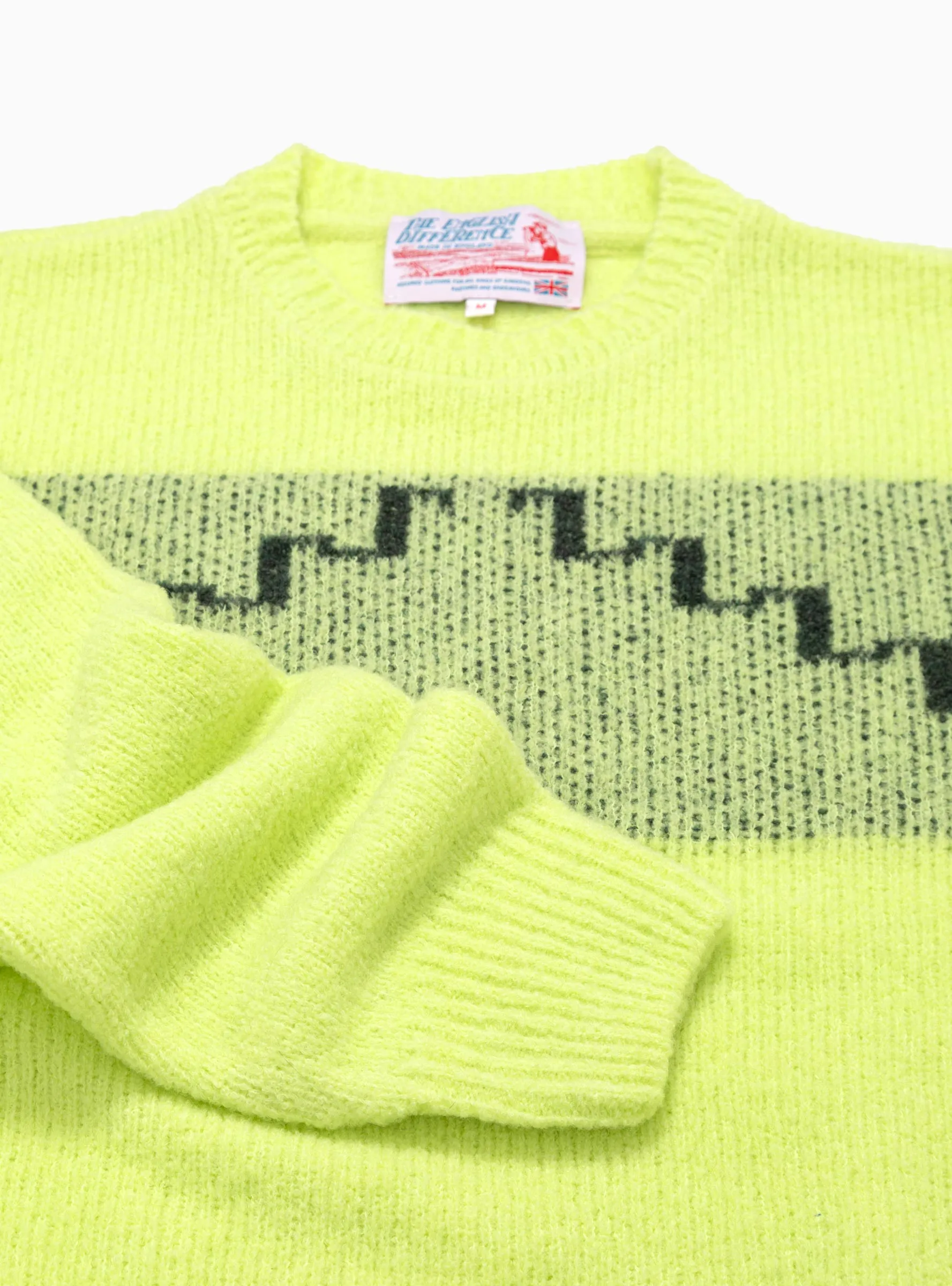 Step Boucle Sweater Lime Green