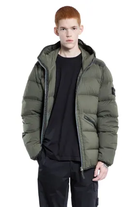 STONE ISLAND MAN GREEN JACKETS