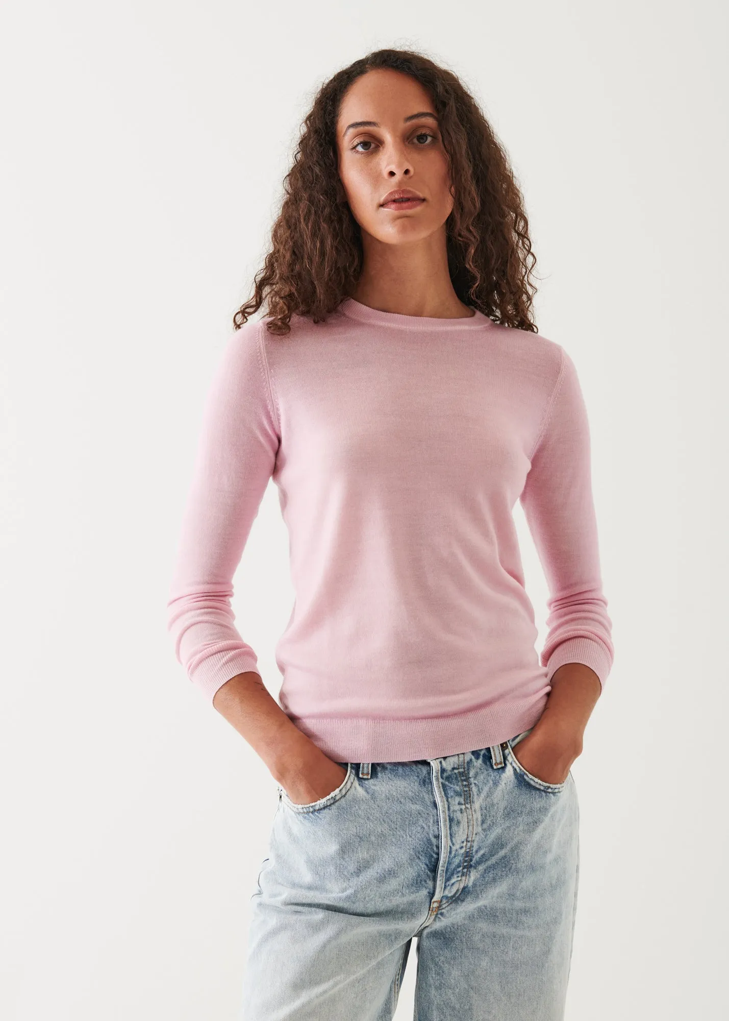 SUPERFINE MERINO SUNFADE CREWNECK