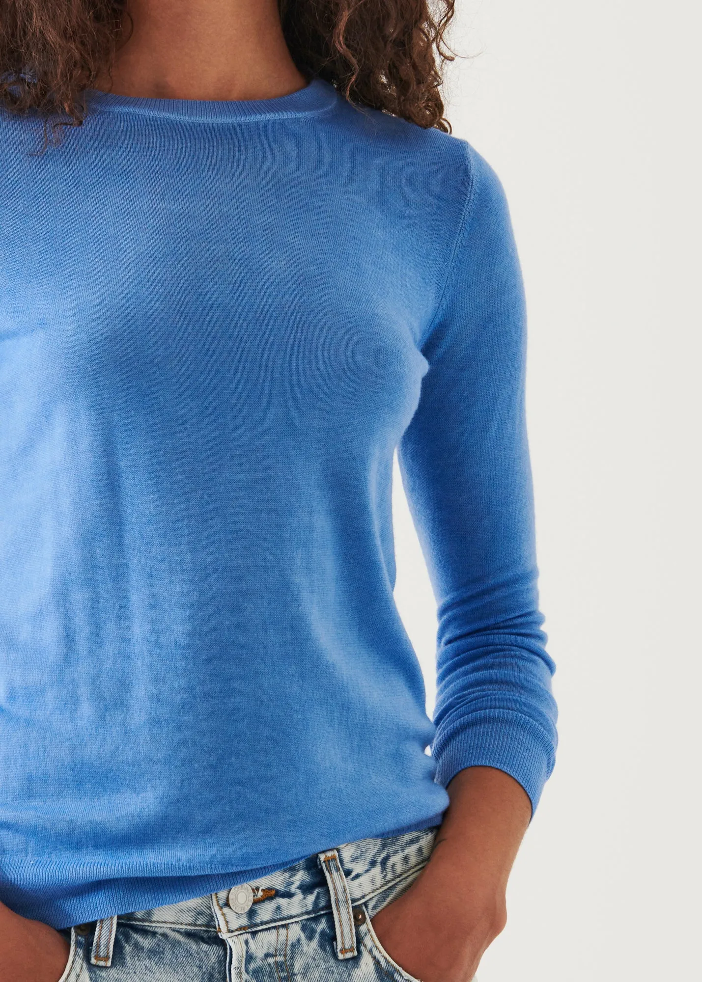 SUPERFINE MERINO SUNFADE CREWNECK