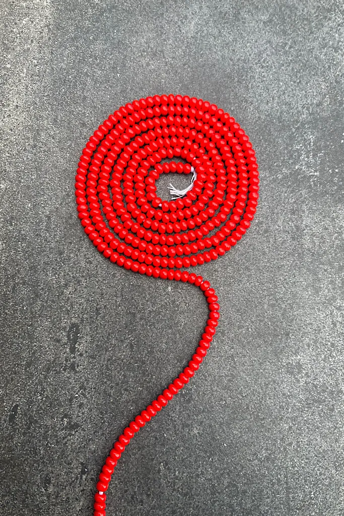 Thick Energetic Red Waist Beads