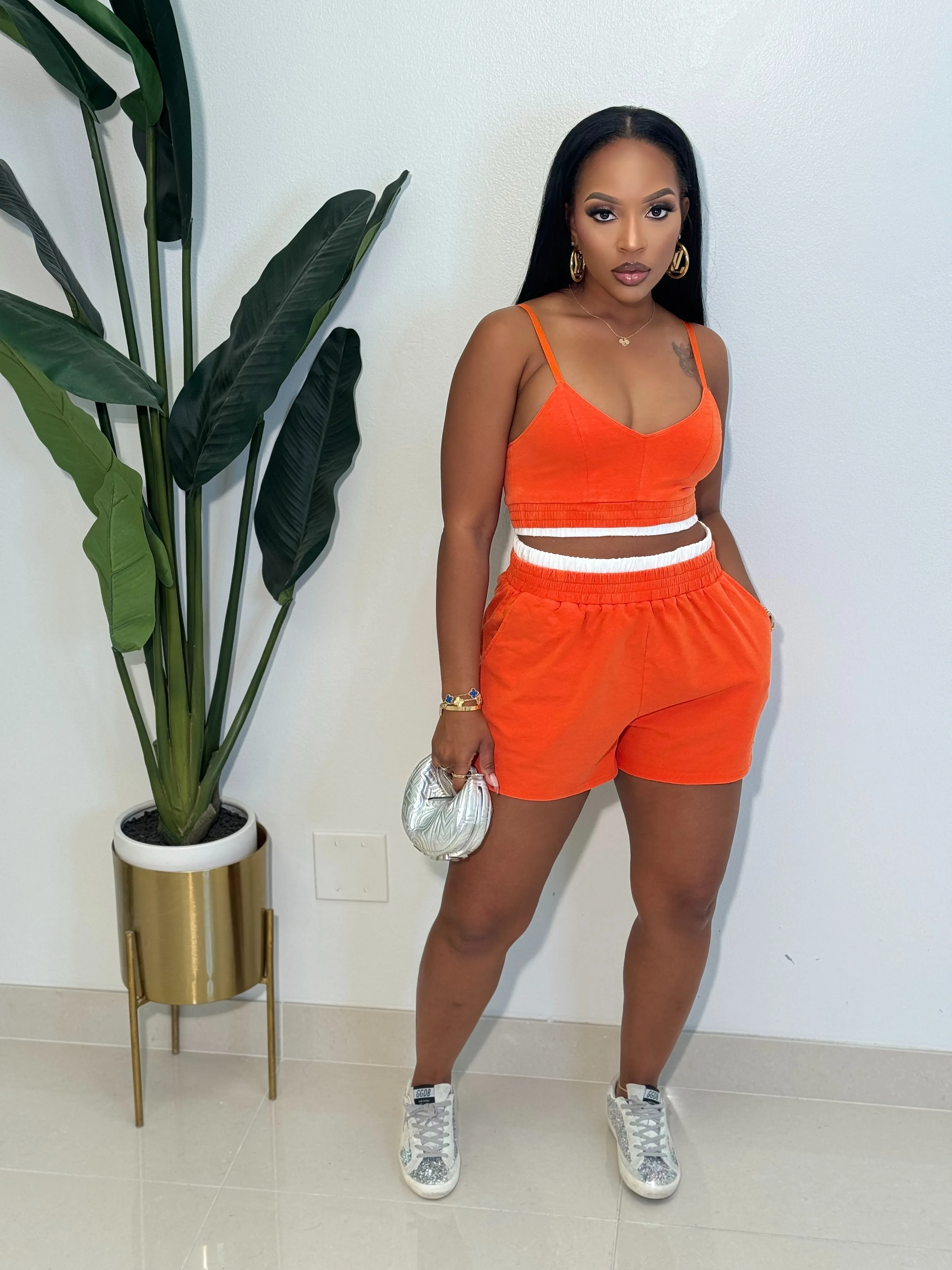 Tia Set (orange/white)