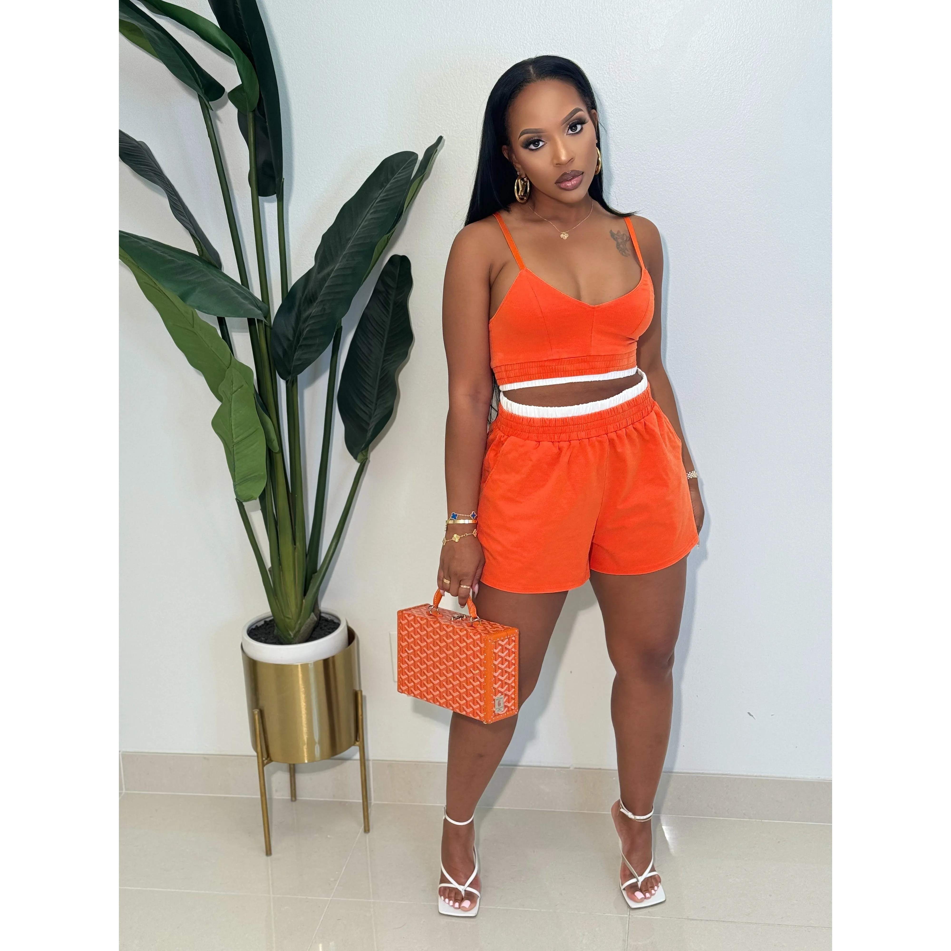 Tia Set (orange/white)