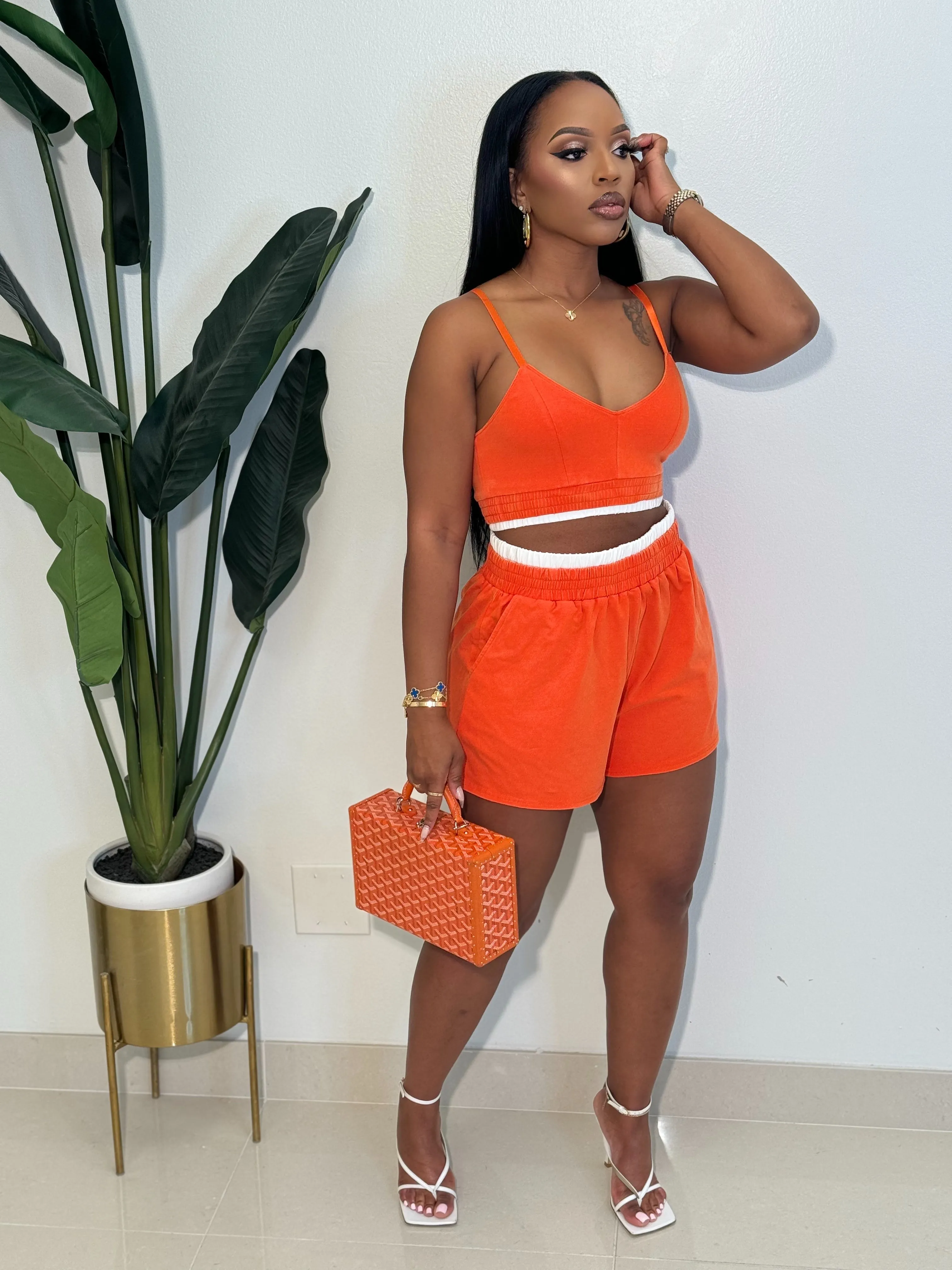 Tia Set (orange/white)