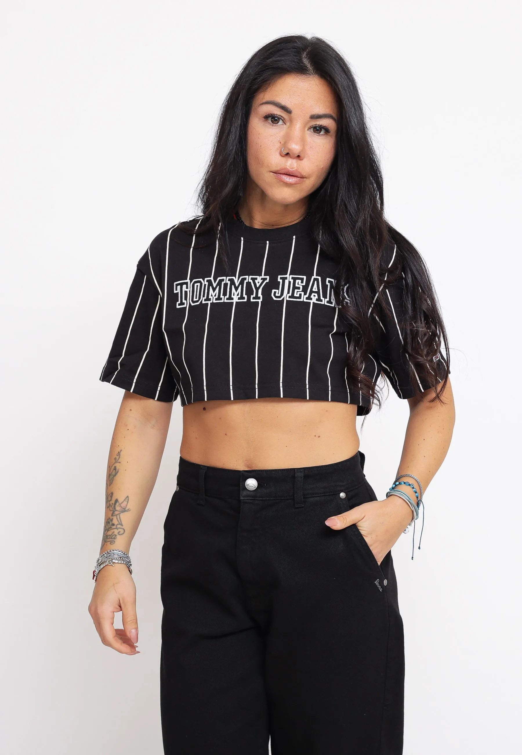 Tjw Sp Crop Printstripe Tee