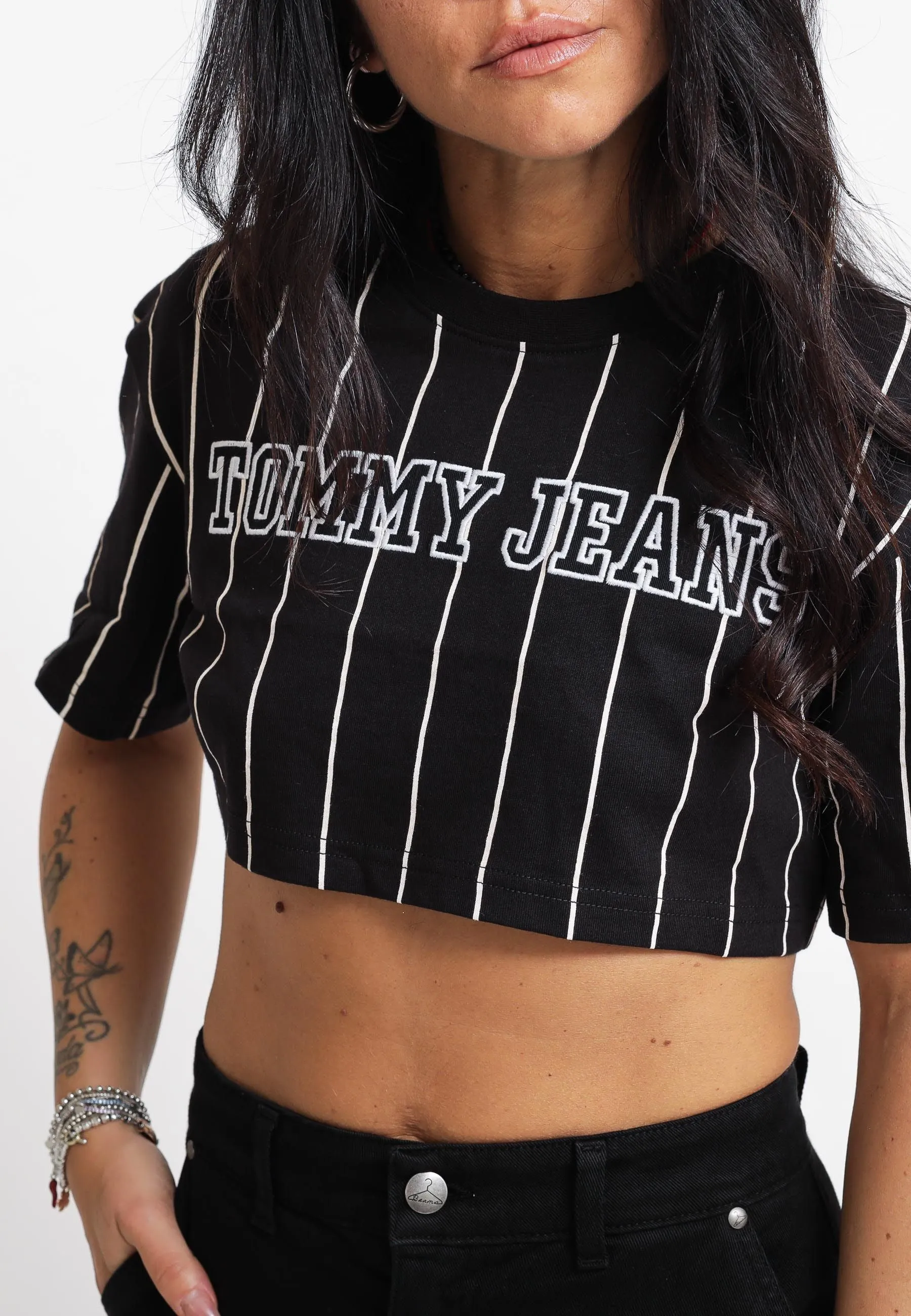 Tjw Sp Crop Printstripe Tee