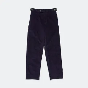 Two Pocket Straight Leg Trouser - Navy/Olive