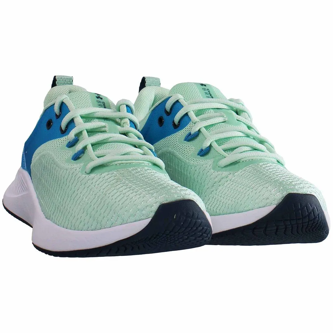 Under Armour Charged Breathe 3 Womens Green Running Trainers