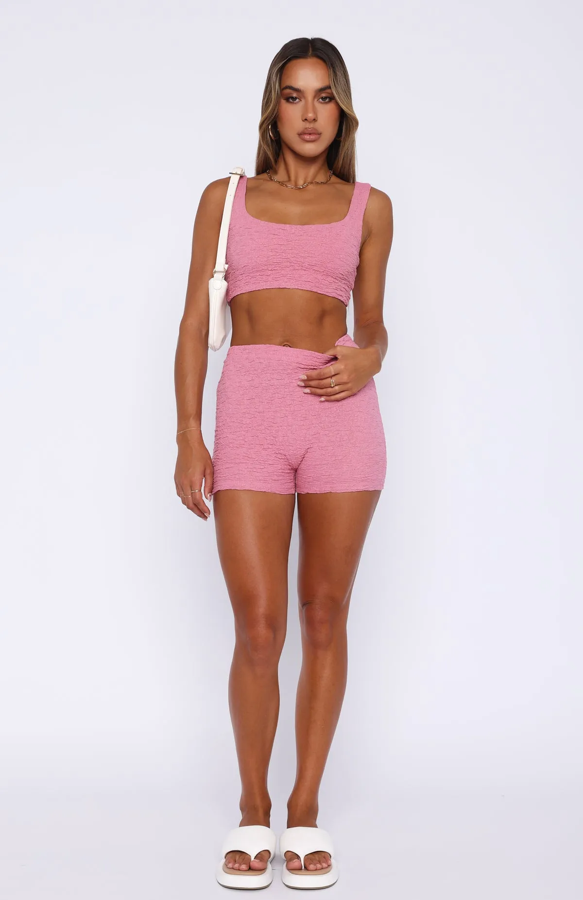 What's Been Going On Booty Shorts Pink