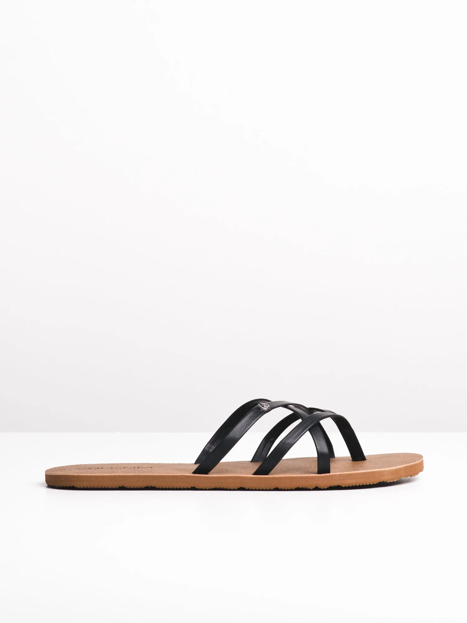 WOMENS NEW SCHOOL BLACK SANDALS