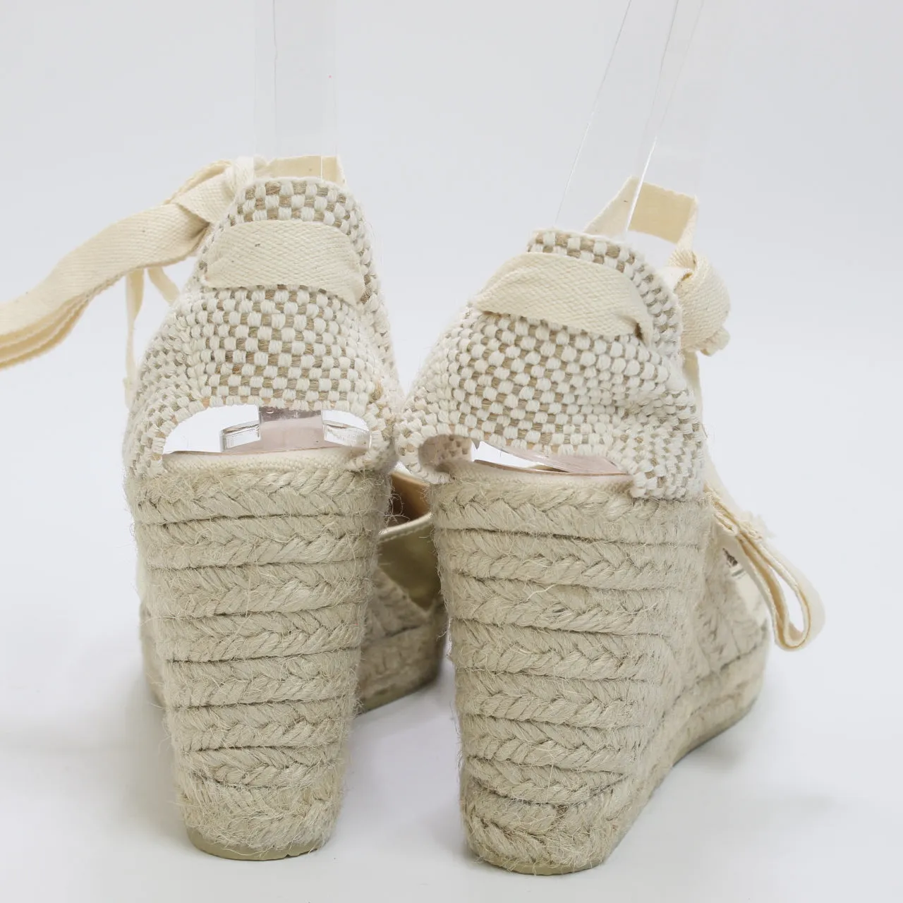 Womens Office Marmalade Espadrille Wedges Gold Leather